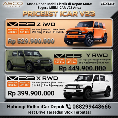 Pricelist Harga ICAR Depok - Promo Icar Depok 2026